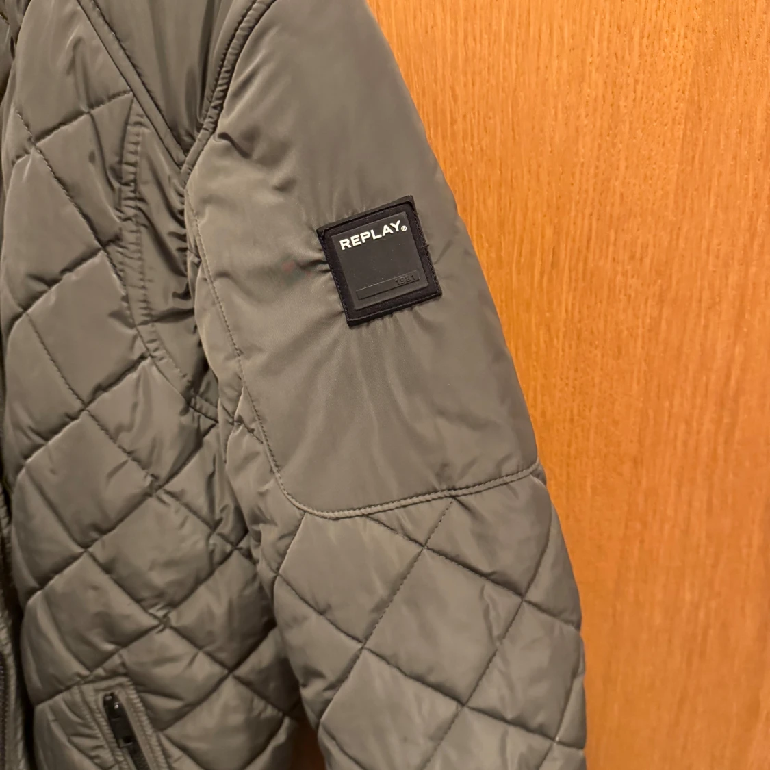 Grön quiltad jacka från Replay - 1