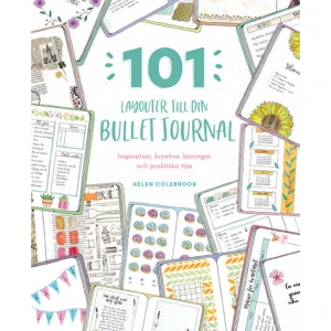 101 layouter till din bullet journal (häftad) -   Format Häftad   Omfång 127 sidor   Språk Svenska   Förlag Tukan Förlag   Utgivningsdatum 2021-08-23   Medverkande Tova Larsson   ISBN 9789179857240  