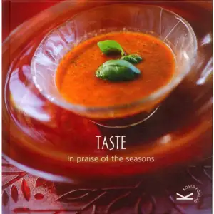 Taste - in praise of the seasons TASTE is our new cookbook with inspiring recipes and beautiful photographs intended to tempt you to have fun in the kitchen. The instructive recipes are easy to follow and will help you succeed in the kitchen. How about starting with crispy goat cheese wraps, moving on to chilli-hot autumn chicken and rounding this off with a wonderful chocolate cake? TASTE contains recipes for every season and every Occasion!    Format Kartonnage   Omfång 57 sidor   Språk Engelska   Förlag Kosta Förlag   Utgivningsdatum 2007-03-07   Medverkande Petra Jisander Eriksson   Medverkande Eva Åslund   ISBN 9789170025709  