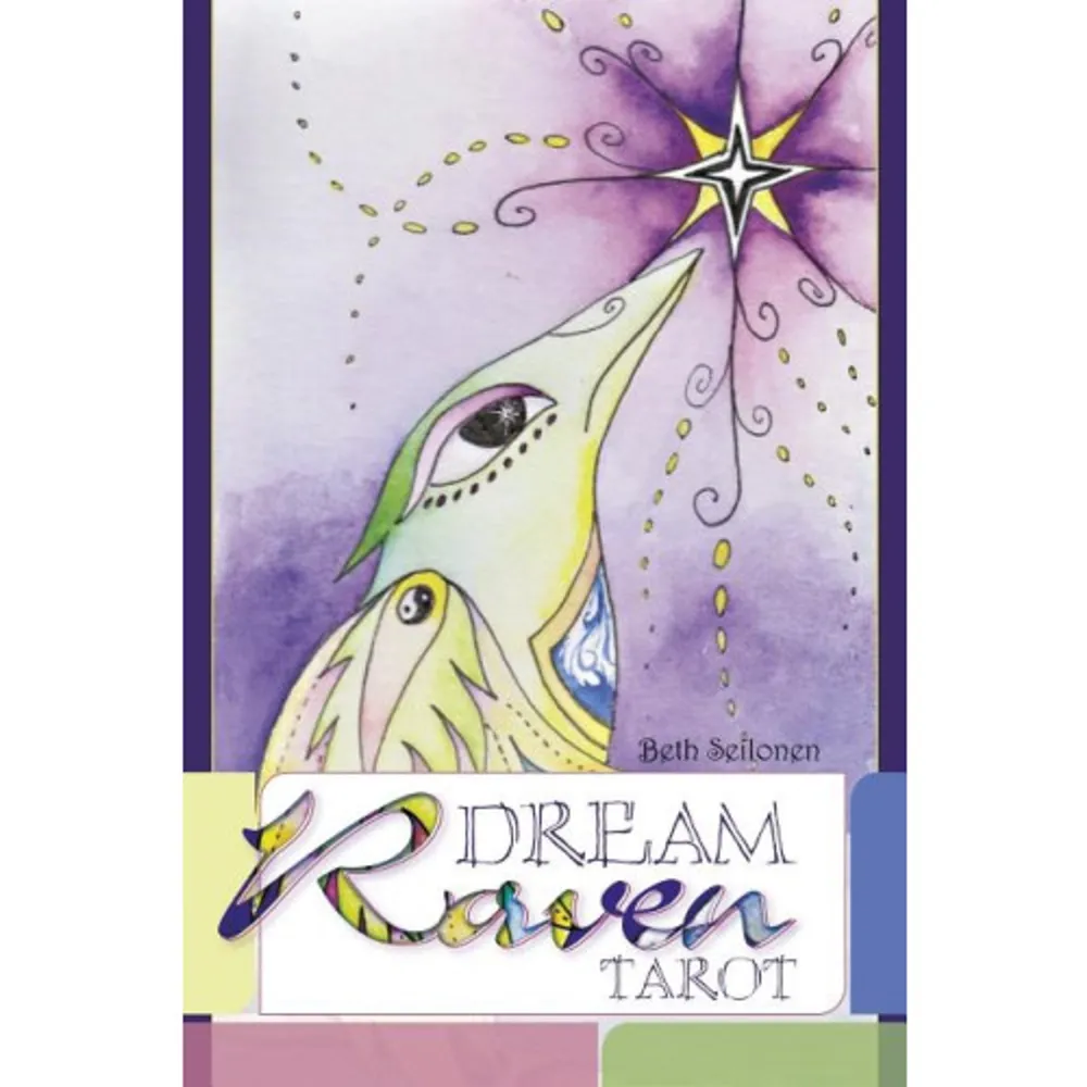 As a dream carrier of messages for the soul, Dream Raven Tarot opens the gateway from the dream world to the conscious world via the wonderful aviary watercolors of Beth Seilonen. By bringing dream information into conscious thought, this lively 78-card deck enables an honest assessment of your current state of affairs, as well as a better understanding of the self and the world around you. Each card image exhibits core ideals of the Tarot through modern and historic iconography and symbolism, incorporating fun body language and cheerful colors. Within each suit, a menagerie of ravens take on a different body structure and style that reflect the corresponding element of that suit. The bright colors enhance the overall mood and message. A light and refreshing deck and guidebook with decorative lines that connect each Raven to their suits and attributed elements ranging from vibrant to subtle, these Dream Ravens are appropriate for any age and any level of Tarot reader. So, dream on!<br><br>Includes cards and book.    Format Häftad   Omfång 128 sidor   Språk Engelska   Förlag Schiffer Publishing   Utgivningsdatum 2013-03-28   ISBN 9780764343162  . Böcker.