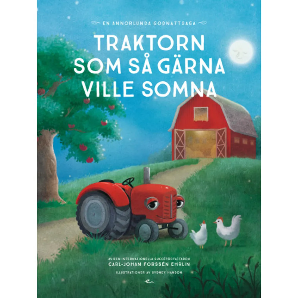 En ny godnattsaga som får barn att somna! Prova den senaste boken i trilogin som hjälpt över 2 miljoner familjer till en lugnare nattning. Traktorn som så gärna ville somna är den tredje boken i serien sövande godnattsagor som tagit världen med storm och hjälpt miljontals familjer till en lugnare nattning. Böckerna har revolutionerat hur vuxna hjälper barn att somna och föräldrar från hela världen hyllar de svenska böckerna som hjälpt dem att underlätta nattningarna, på ett nästan magiskt sätt. De första böckerna Kaninen som så gärna ville somna och Elefanten som så gärna ville somna har sålts i över 2 miljoner exemplar och översatts till 46 språk. Låt ditt barn vaggas verbalt till sömns i sagan om den röda lilla traktorn Alex som så gärna vill somna. Traktor Alex tar med barnet på en avslappnande och mysig åktur på landet där de bland annat möter vännerna Gäspande Moroten, Lättsövda Leon och de sovande äpplena. Sagan har ett sövande syfte där både språk och utformning uppmuntrar till nedvarvning, stillhet och att somna gott. Gör som över 130 000 svenska familjer och börja en ny nattningsrutin som gör läggningen till ett lugnt avslut på dagen. Boken fungerar lika bra vid sovstunder under dagen eller när ditt barn behöver hjälp att komma ned i varv.Lovord om Traktorn som så gärna ville somna