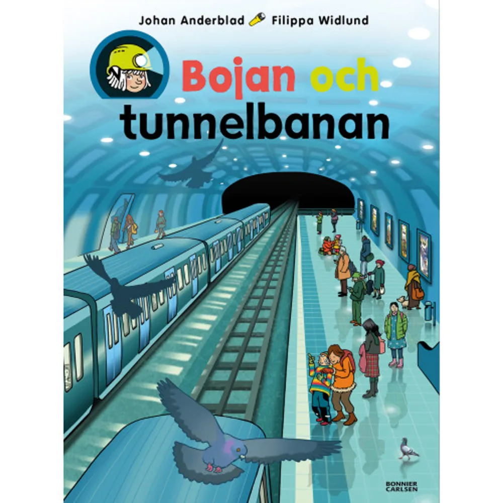 Bojan leker i sängen innan läggdags. Av täcket bygger han långa tunnlar där tunnelbanetåget kan köra. Men plötsligt tar tunneln slut! Akta tapeten, säger mamma. Det är ingen fara, för det är en bergvägg, säger Bojan. Men hur ska han göra nu? Som tur är har Bojans mamma Bibbi jobbat som tunnelbaneförare och vet allt om hur det går till att både köra tunnelbanetåg och bygga tunnelbanetunnlar.I ”Bojan och tunnelbanan” blandar Bolibompas Johan Anderblad, precis som i de andra Bojan-böckerna, fakta och saga. Och tillsammans med Filippa Widlunds fina, detaljrika och helt korrekta bilder skapas bilderboksmagi för alla små fordonsfantaster!    Format Inbunden   Omfång 32 sidor   Språk Svenska   Förlag Bonnier Carlsen   Utgivningsdatum 2021-09-02   Medverkande Filippa Widlund   Medverkande Filippa Widlund   ISBN 9789179758714  . Böcker.