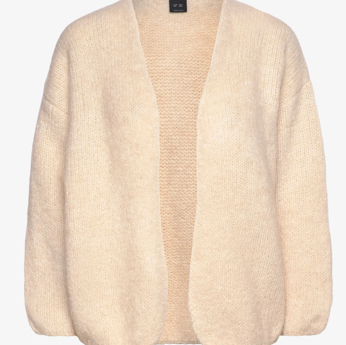 Beige lindex kofta utan knappar  - 90