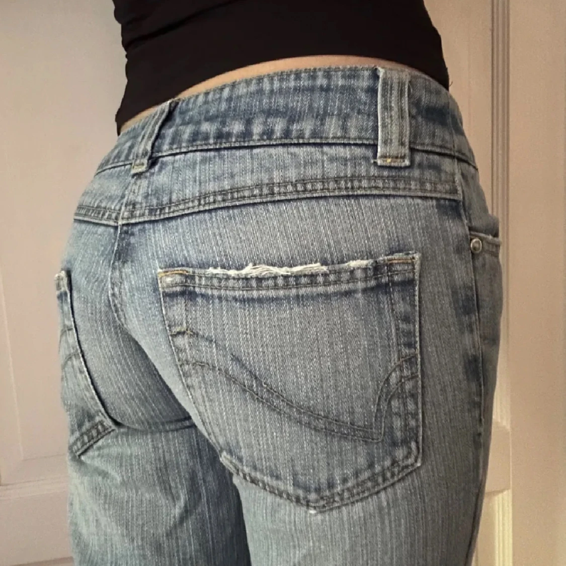 Lågmidjade bootcut - 90