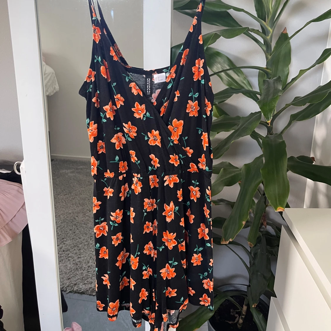 Blommig Byxdress - 91