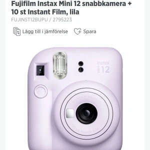 Polaroidkamera  - Säljer en helt ny polaroidkamera jag fick i studentpresent. Aldrig änvänt, säljer även med färgfilmen nypris 240kr + kameran nypris 1090kr