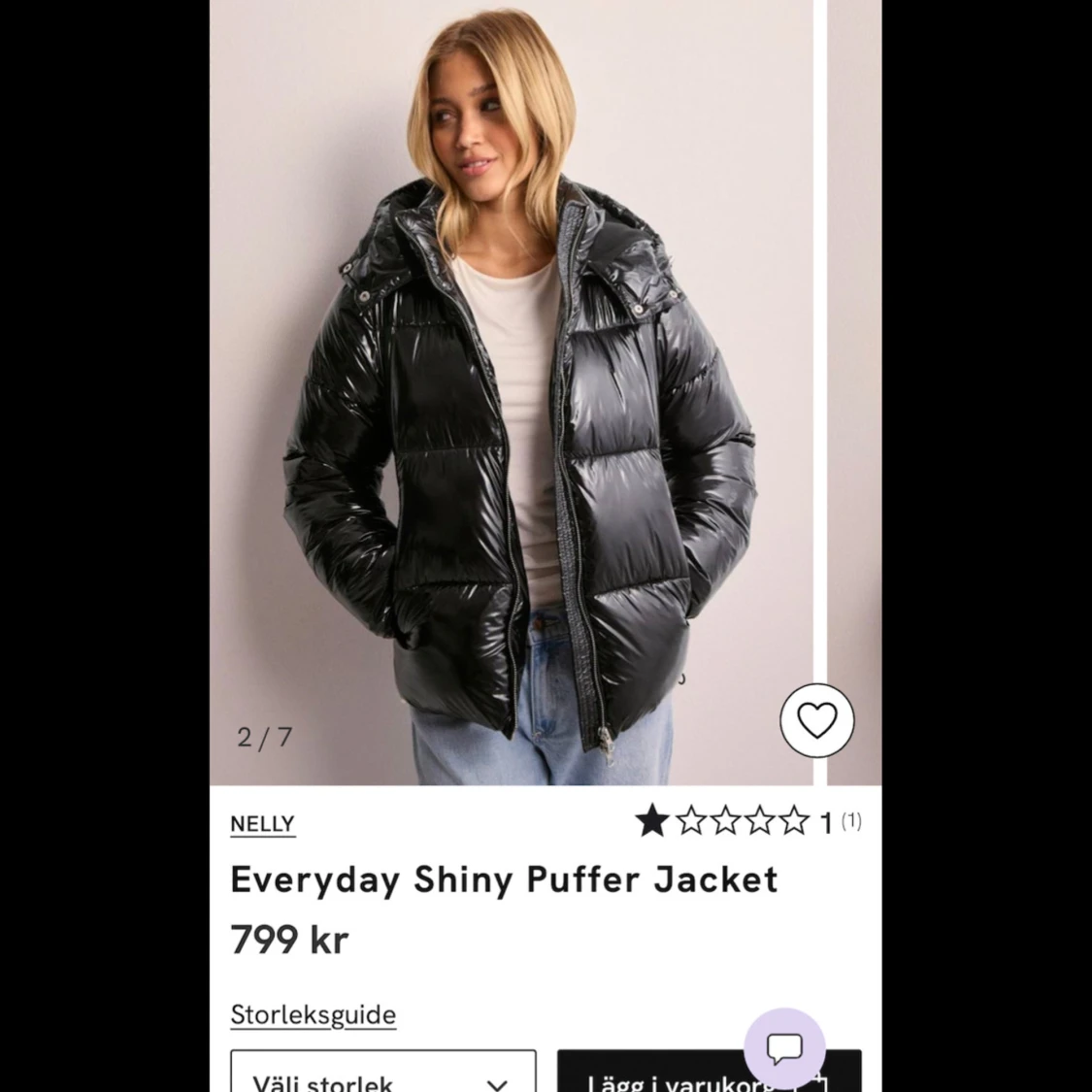 Shiny pufferjacka - 92