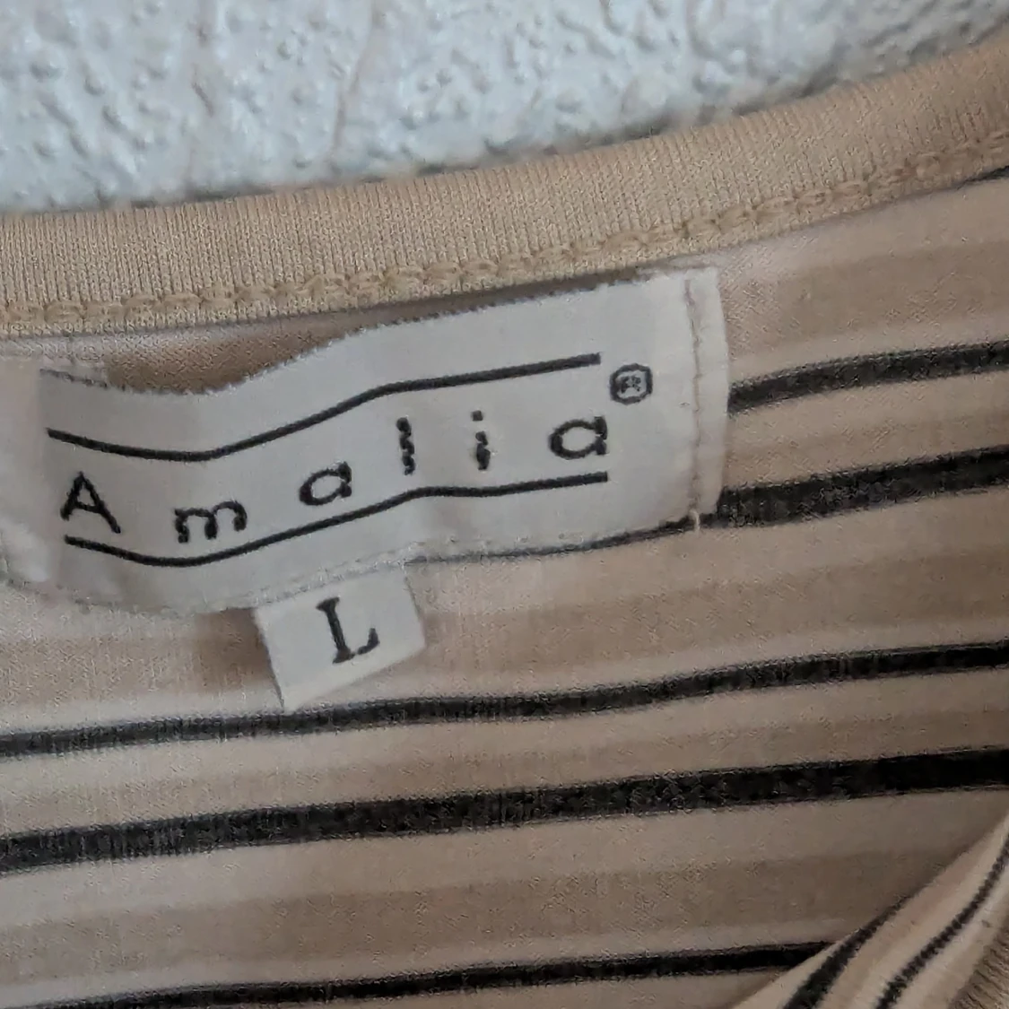 Randig linne från Amalia, Strl L - 91