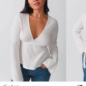 Tie top gina tricot - Skitsnygg tie top från Gina Tricot i jättebra skick ❤️