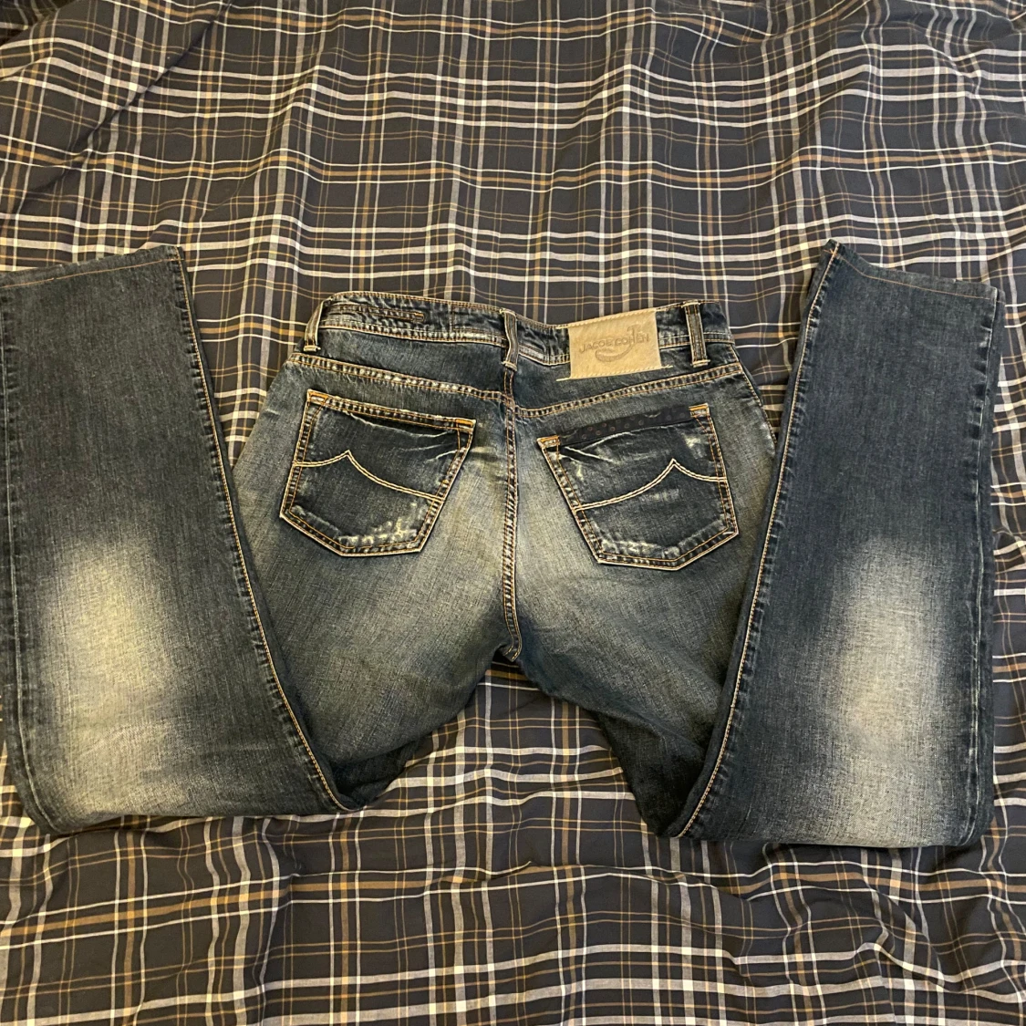 Blå/grå jeans från Jacob Cohen - 90