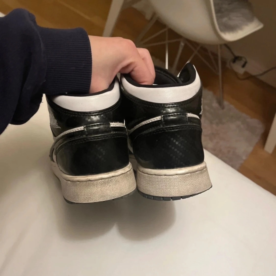 Svartvita Nike Air Jordans - 92