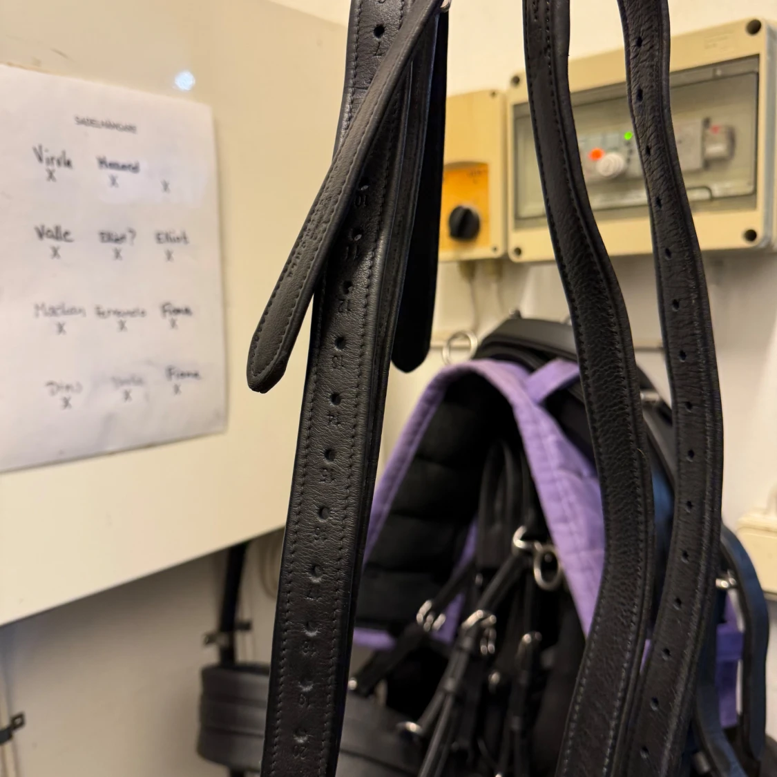 Svarta stigläder Schockemöhle 135