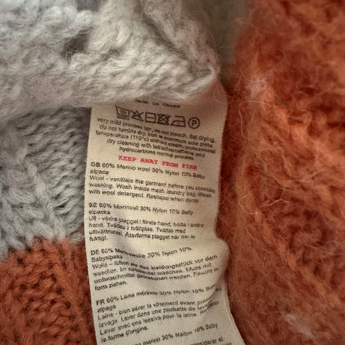 Odd Molly- Färgglad stickad tröja med hjärtmönster - 91