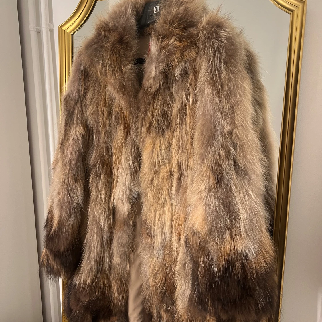 Brun äkta pälsjacka Levinsky Fur Copenhagen - 90