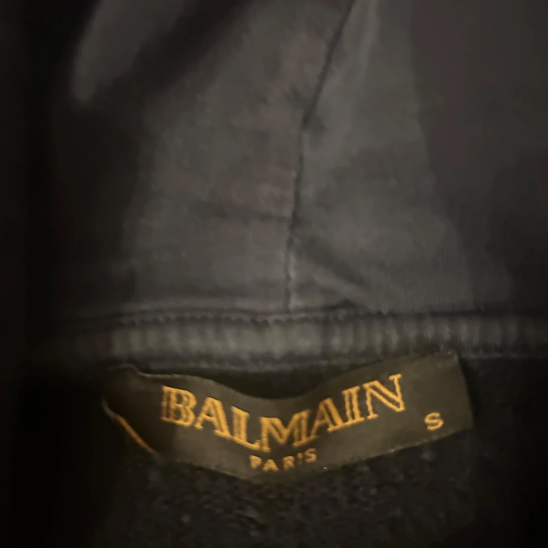 Mörk blå hoodie från Balmain - 92