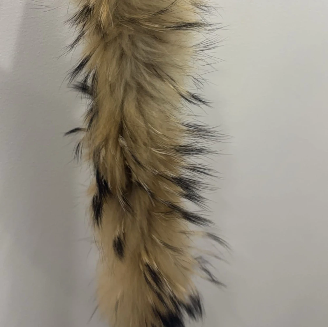 Svart vinterjacka med pälsdetalj - 92