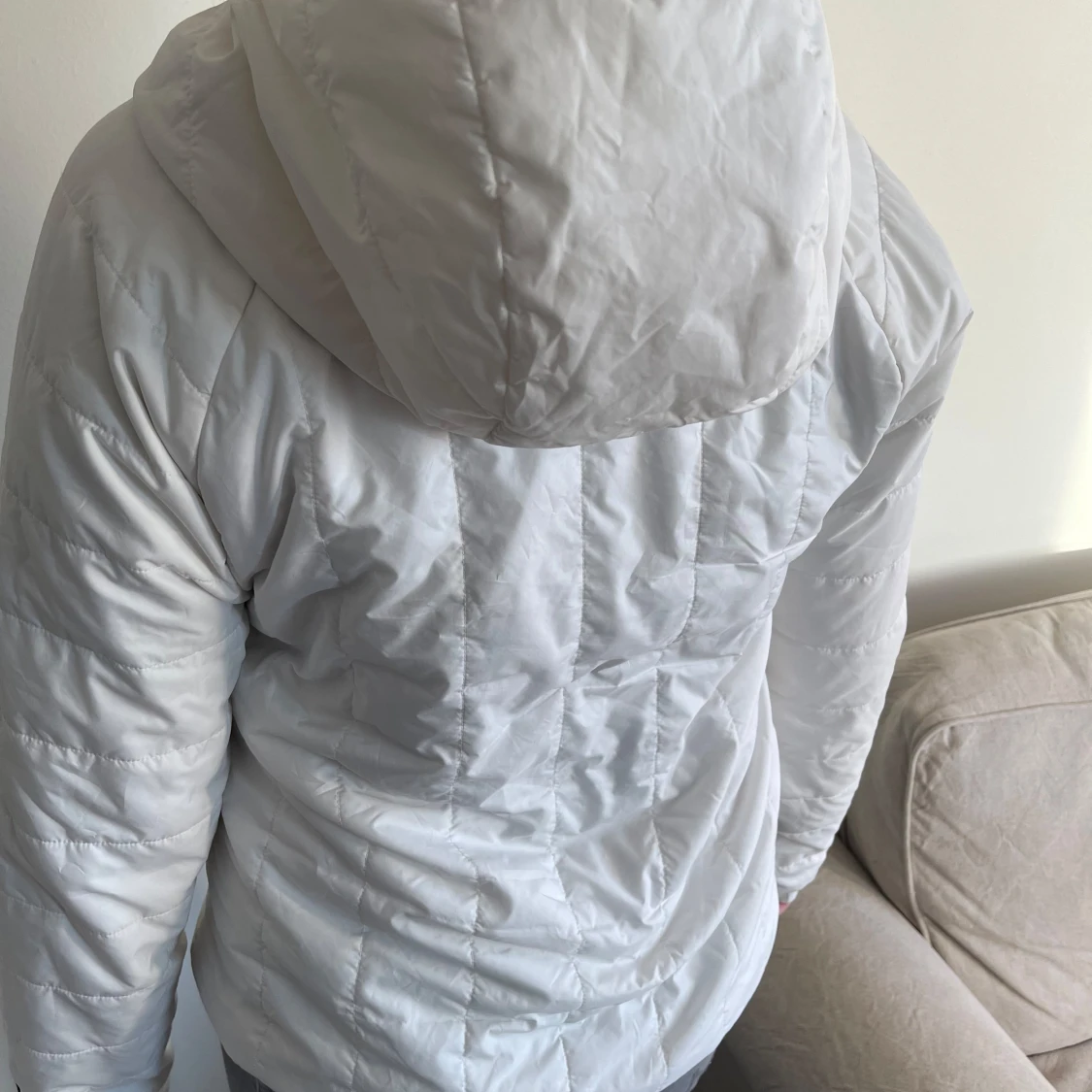 Vit adidas jacka - 90