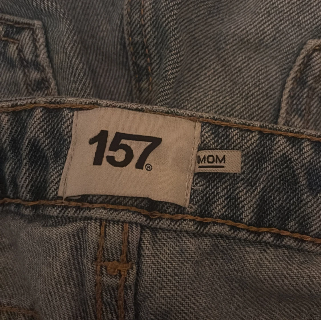 Blå mom jeans från 157 - 91