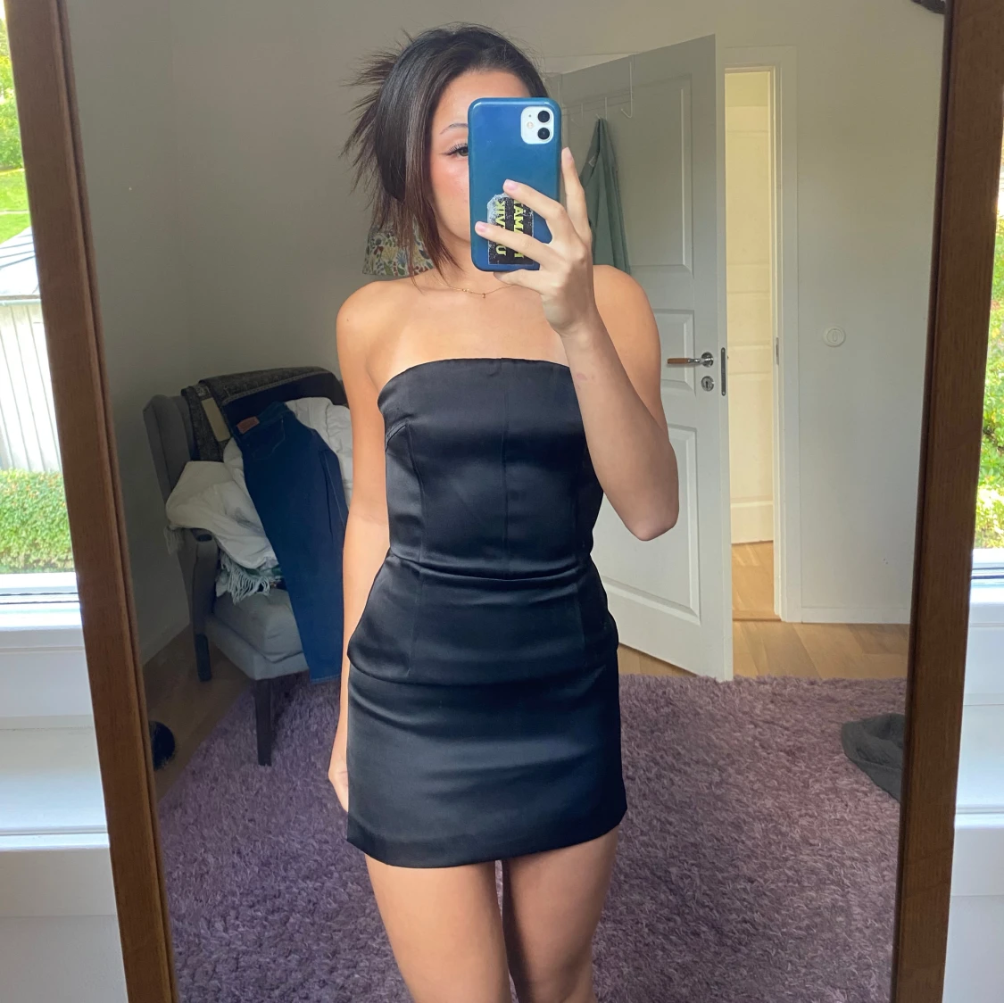 Svart mini klänning 