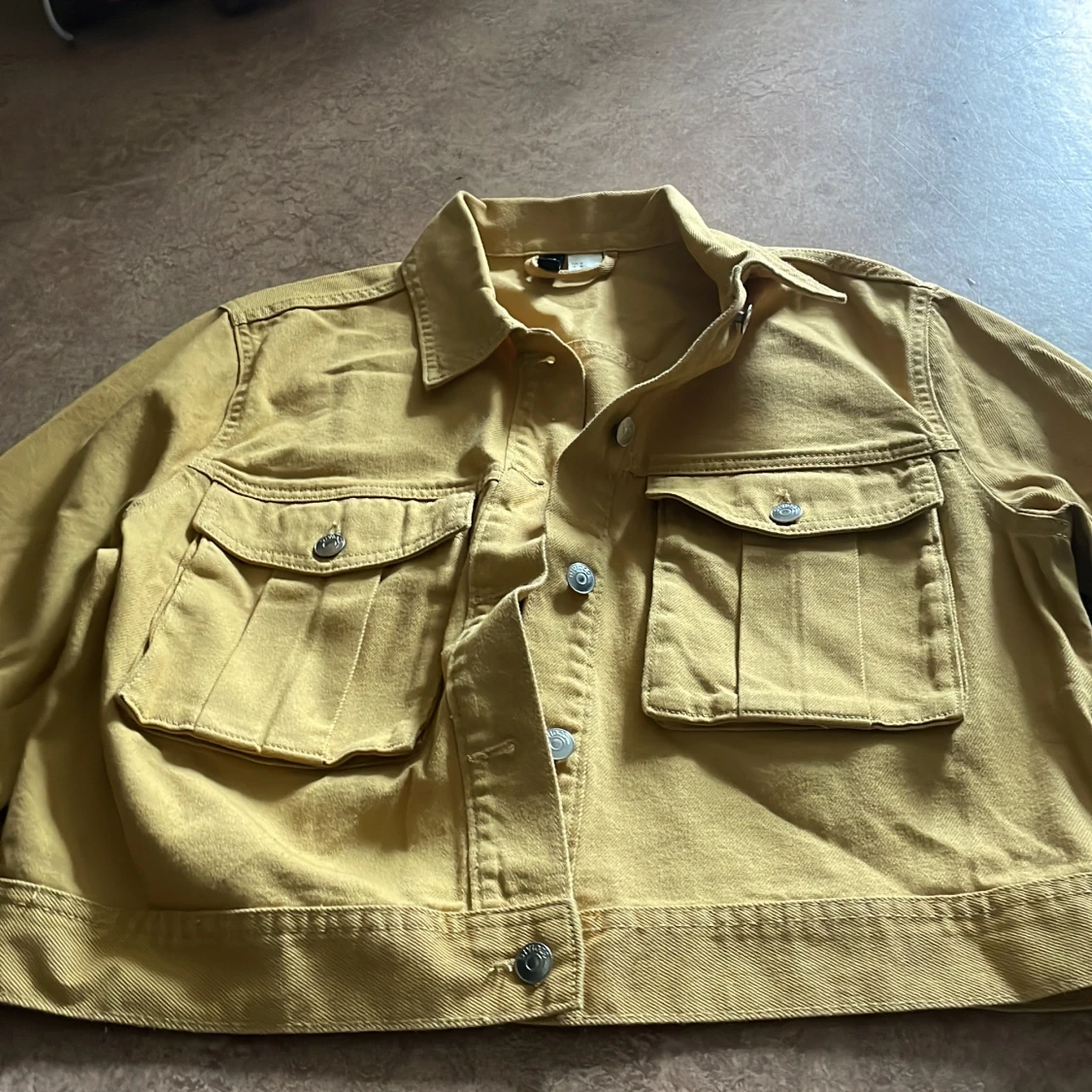 Gul denim jacka - 90