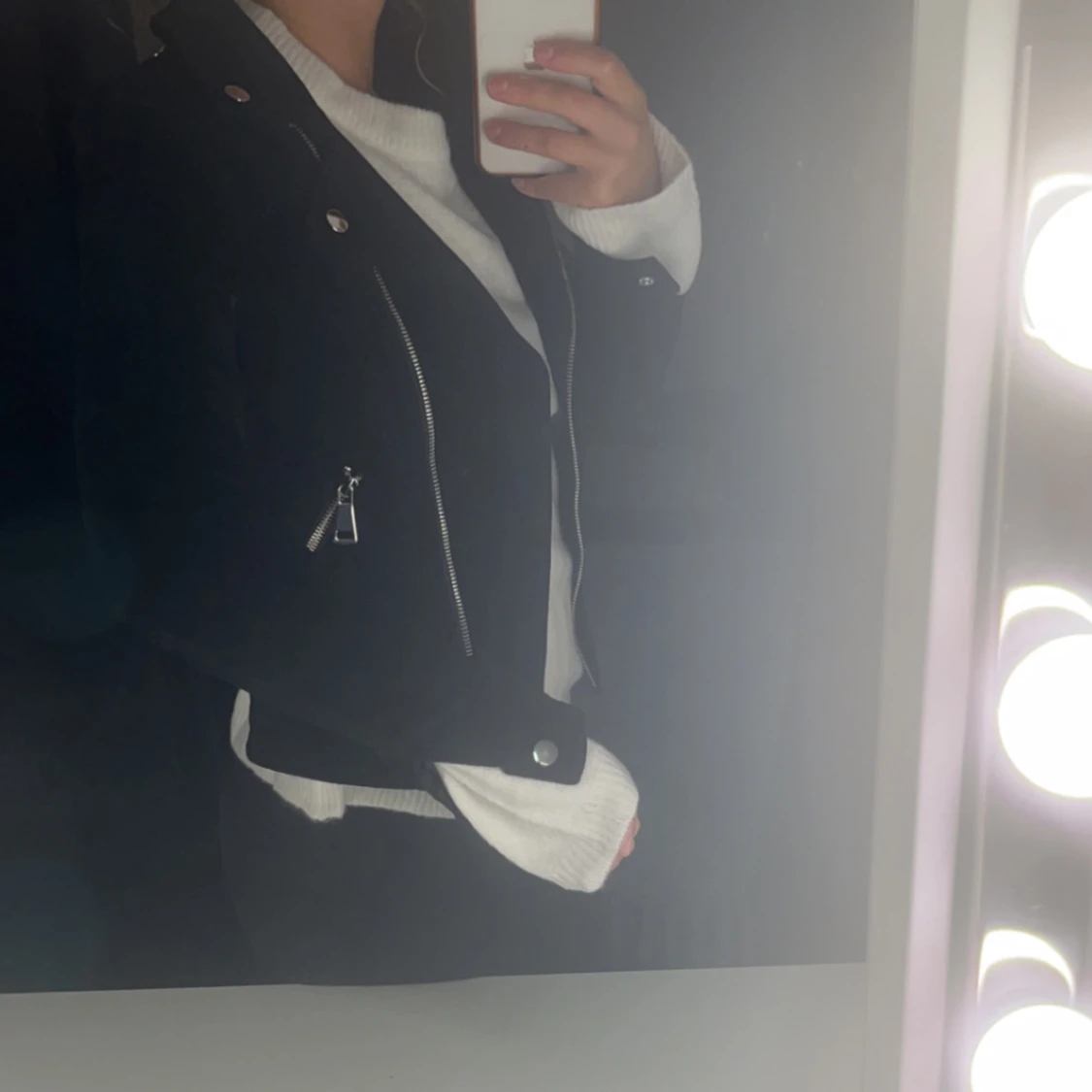 Svart skinnjacka från Vero Moda - 90