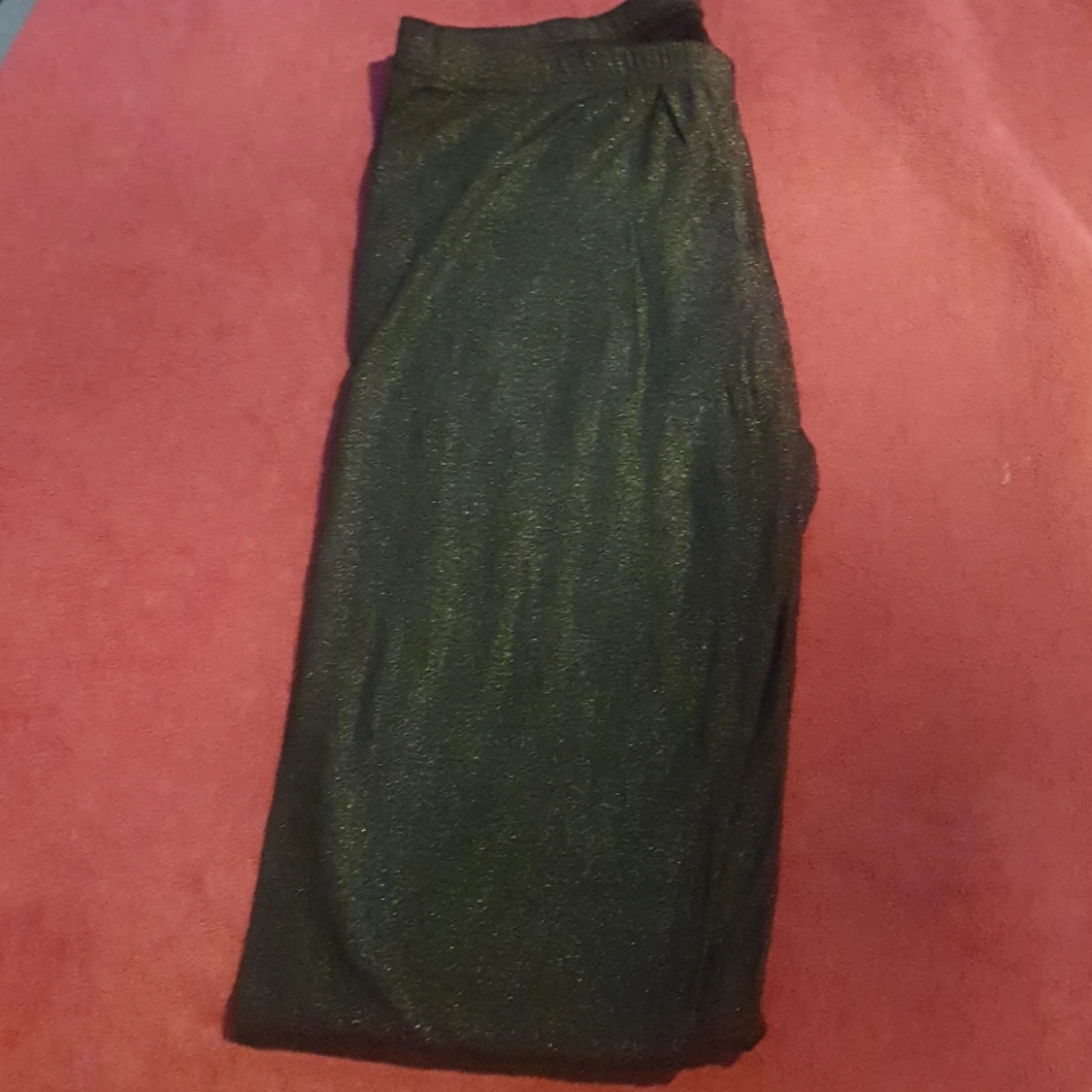 Svart glittrig tights 