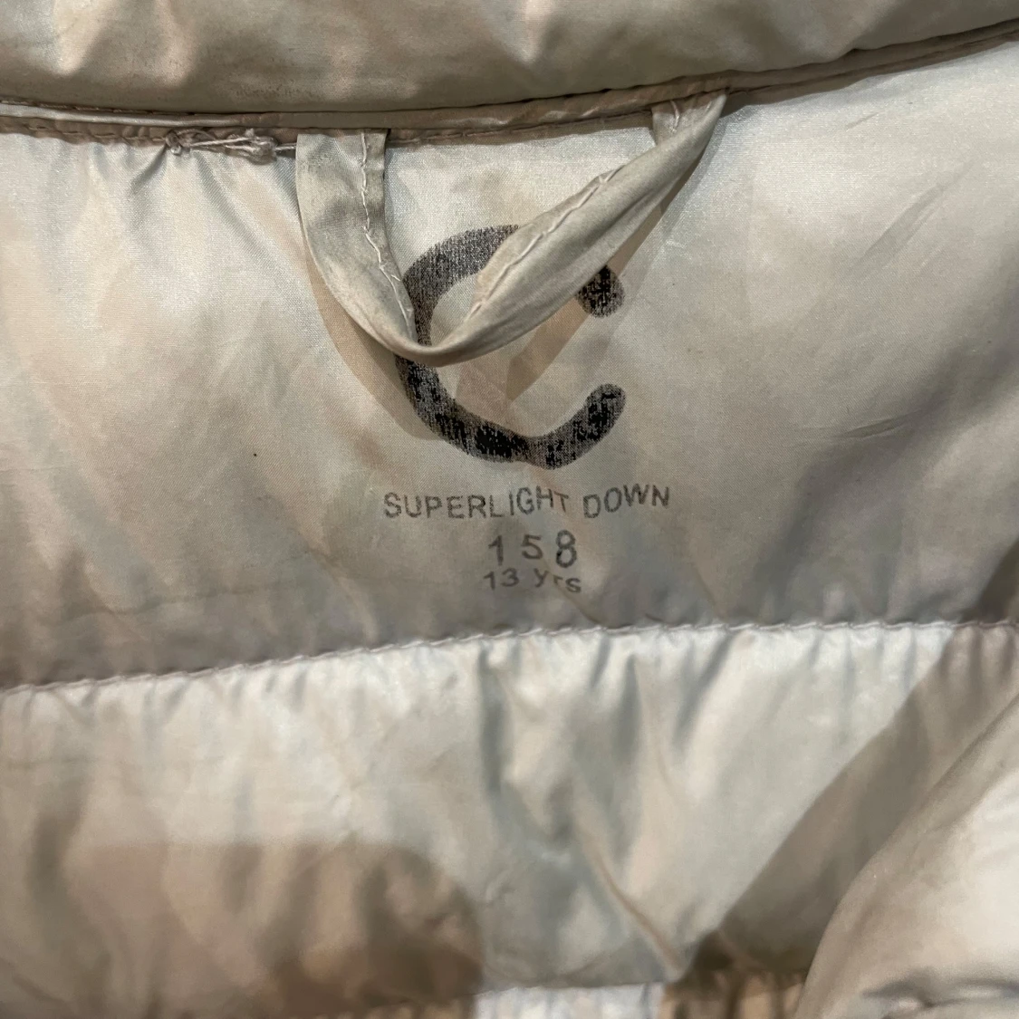 Grå superlätt dunjacka - 90