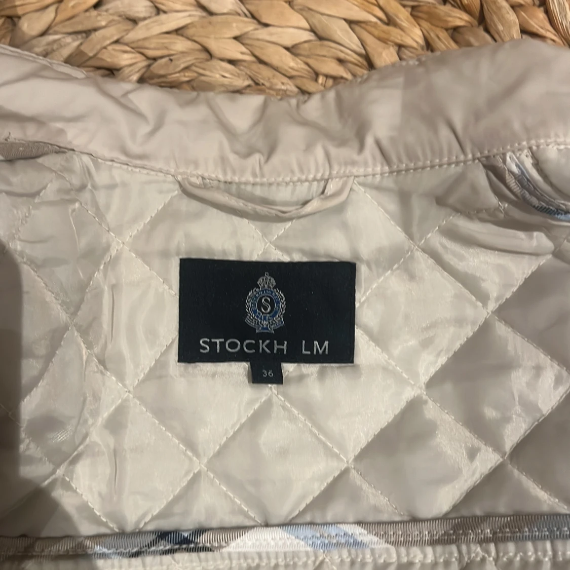 Beige quiltad jacka från Stockh LM - 92