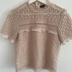 Puderrosa blus zara  - Fin rosa broderad blus