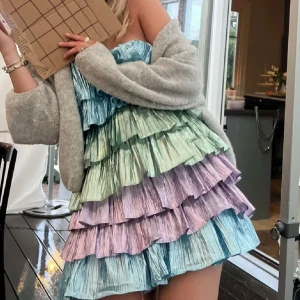 Volang klänning - Jättefin klänning från collective the label💞🦋🙌 Endast använd vid 1 tillfälle så i nyskick. Storlek 34/xs.