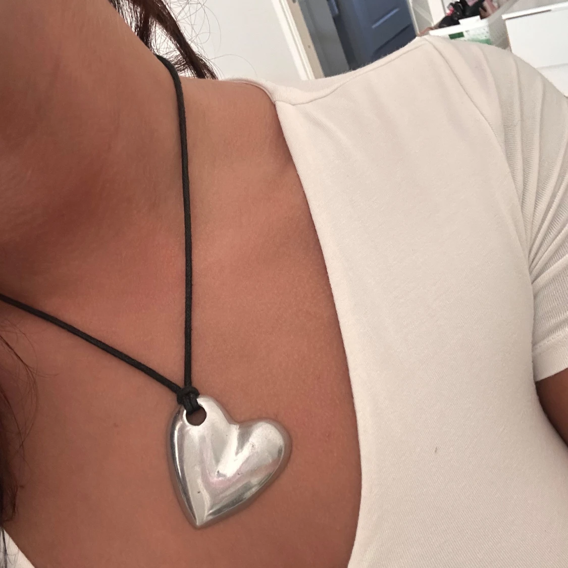 Halsband hjärta  - 90