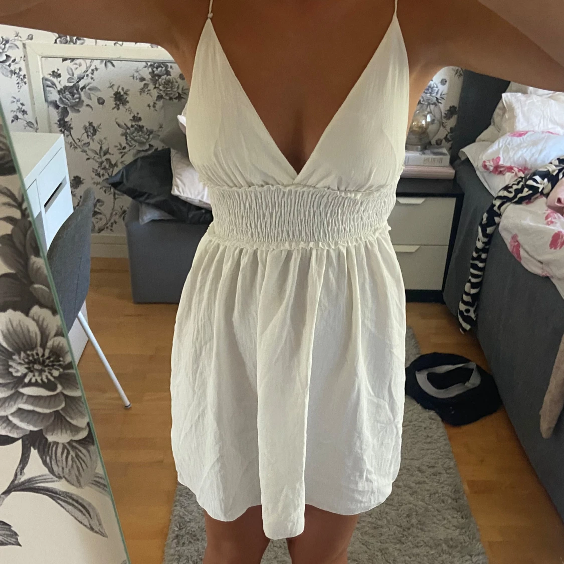Vit klänning  - 90