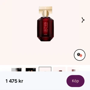 Hugo boss parfym - Hugo boss parfym säljes, inte min bild. Den är använd, men har tyvärr tröttnat på toften lite grann och de är ca 60% kvar av den, därav lågt pris. Nypris: 1475