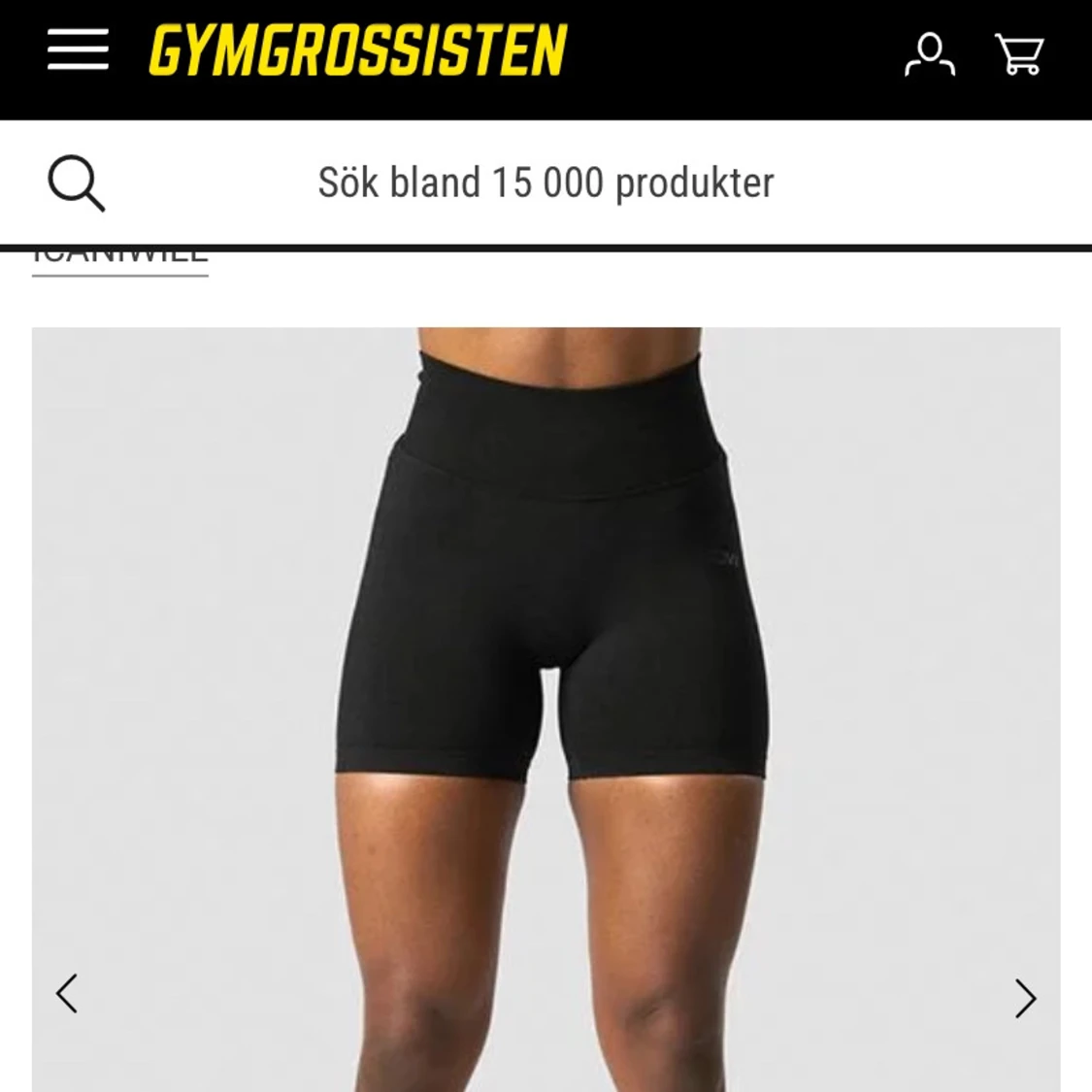 Svarta träningstights