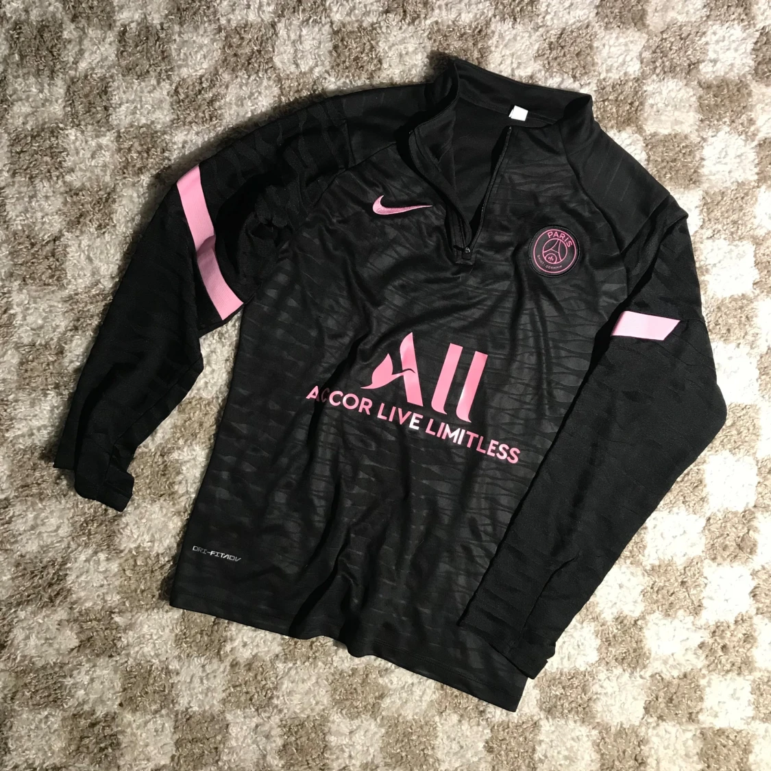 Nike X PSG  Black/Pink Tracksuit