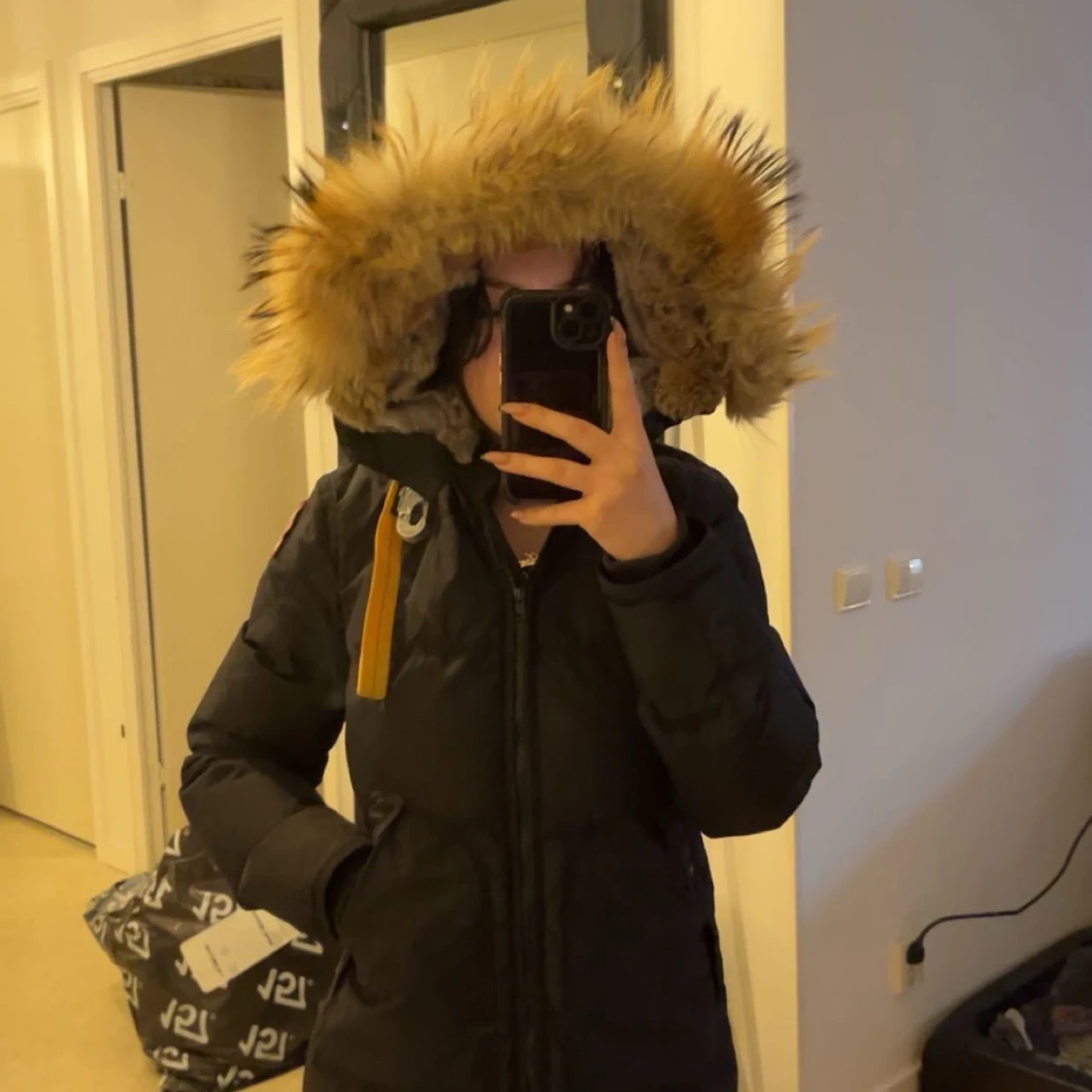Svart dunjacka från Parajumpers