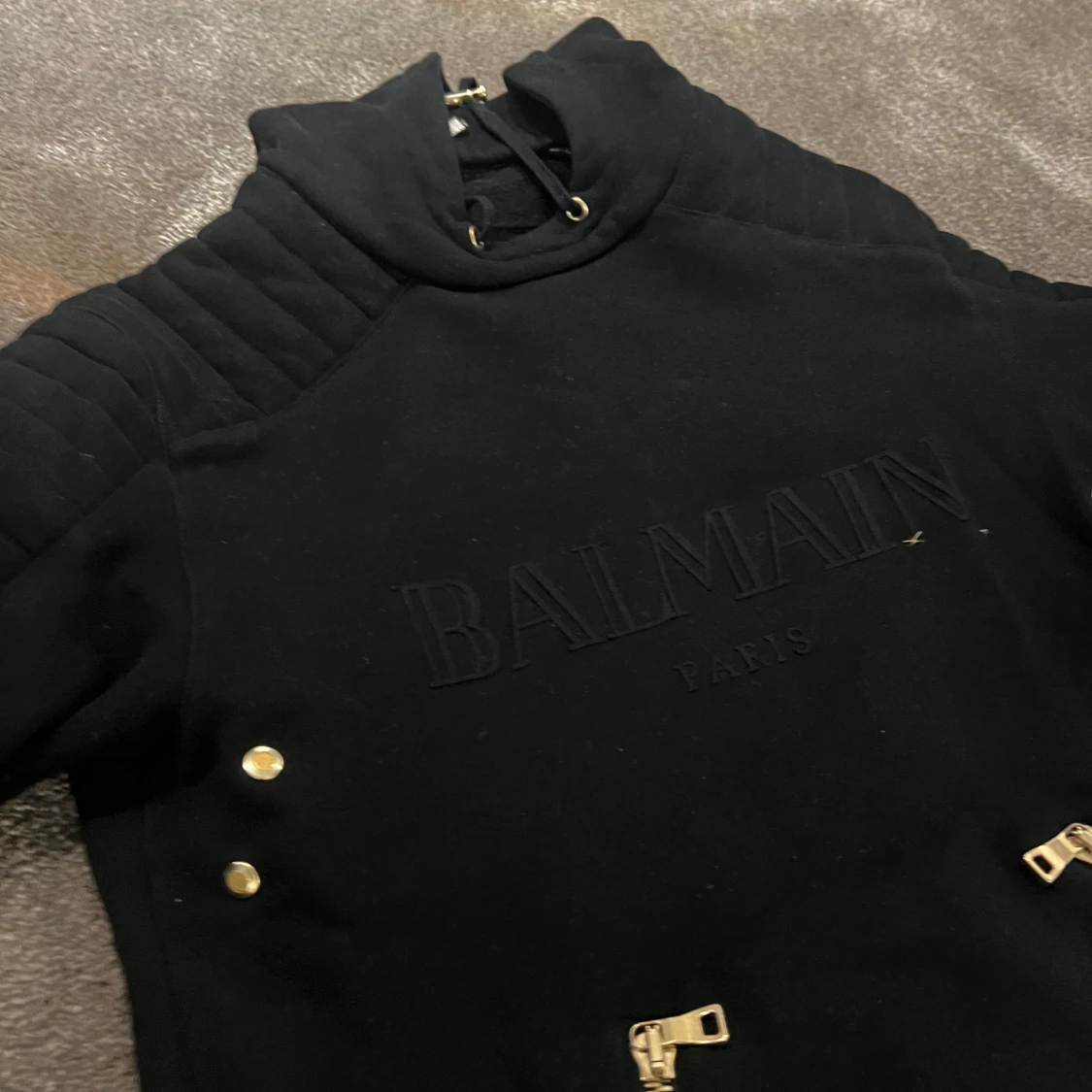 Svart hoodie från Balmain - 91