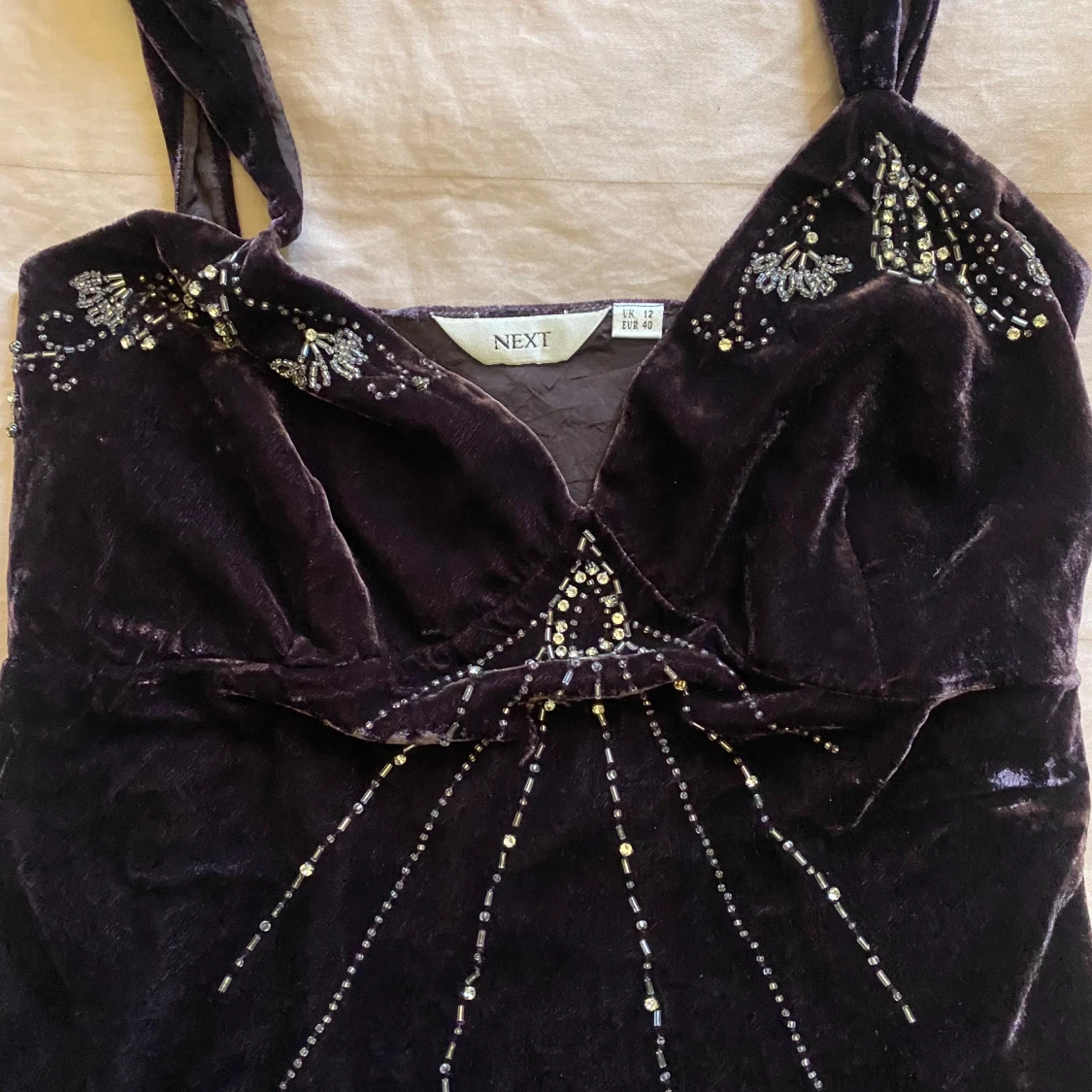 Fest topp sammet  - 90