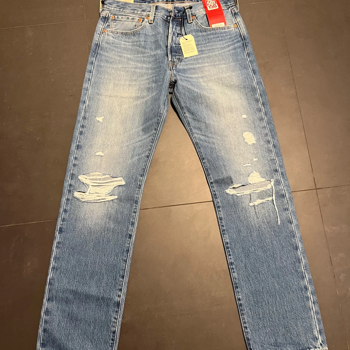 Helt nya Blå Levis 501 jeans - 1