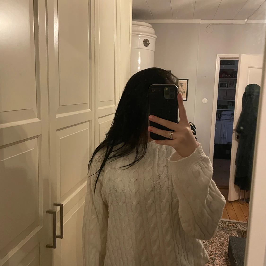 Vit stickad tröja från 157