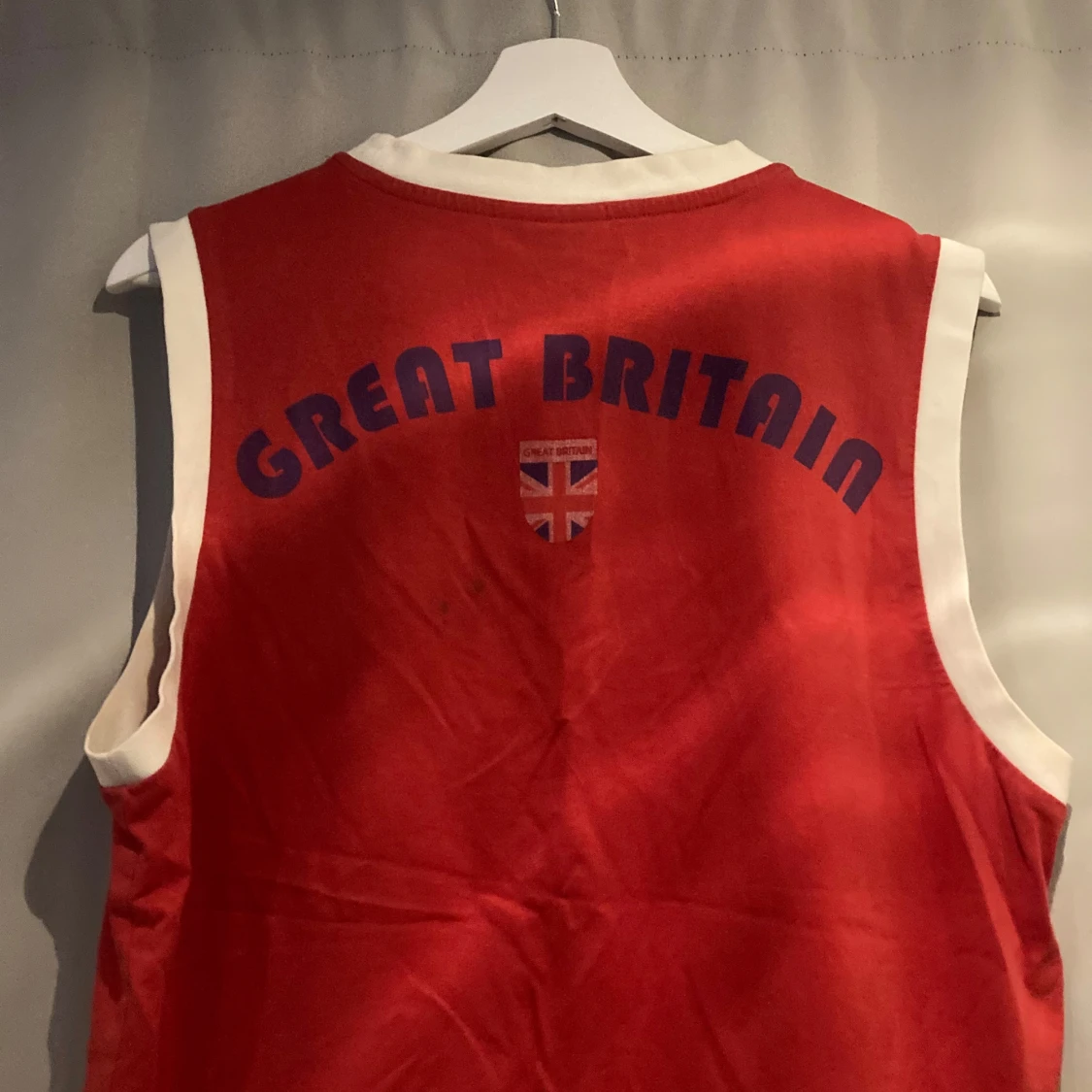 Vintage Great Britain UK Linne Storlek Large - 90