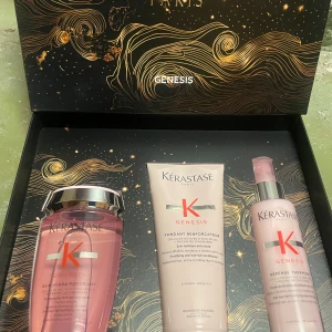 Kérastase - Perfekt skick helt orörd.  Stärkande balsam För uttunnade av hår 200 ml + Termoskyddande serum För uttunnade av hår 150 ml + Befästande schampo för svagt håravfallsbenäget hår 250 ml