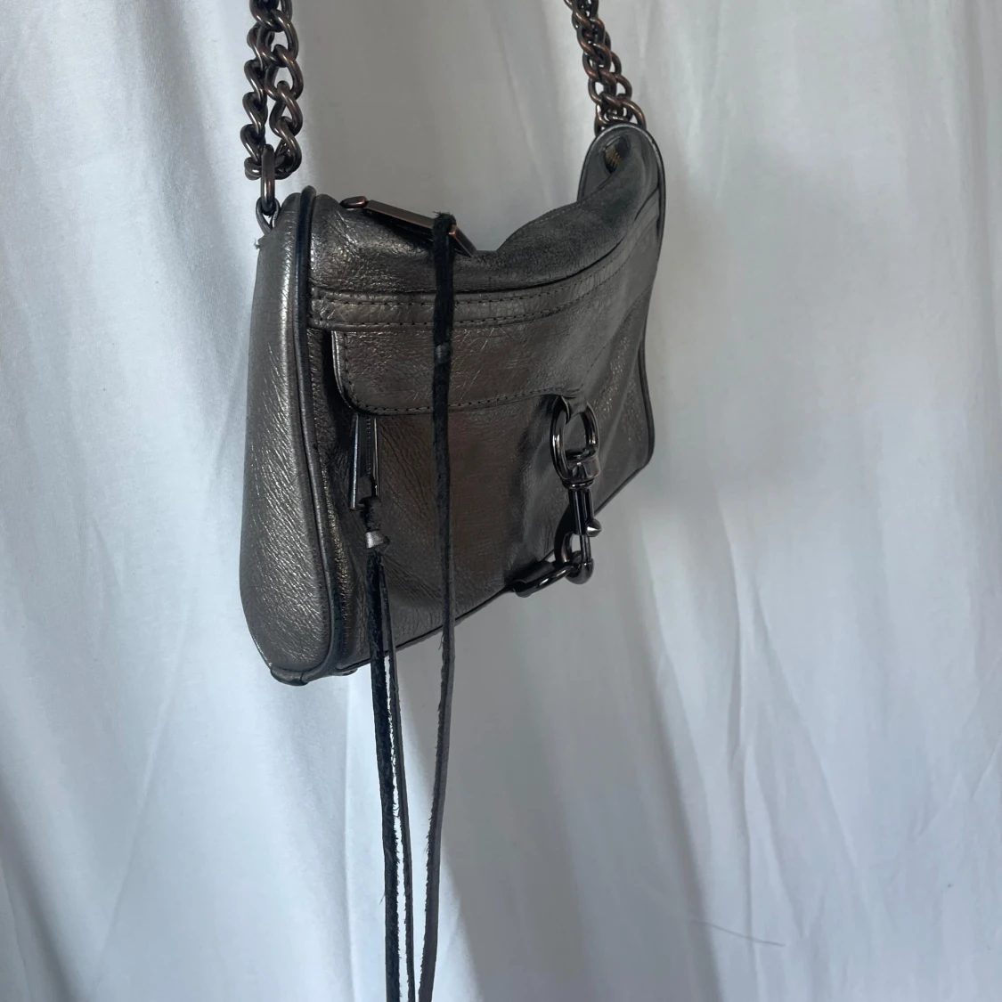 Silverfärgad axelväska RebeccaMinkoff - 91