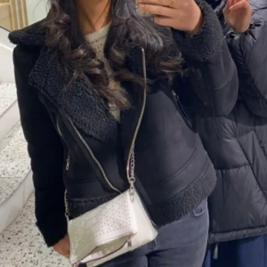 Bikerjacka teddy  - Bikerjacka med teddyfoder