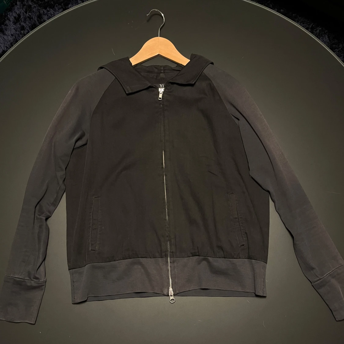 Yohji yamamoto zip hoodie