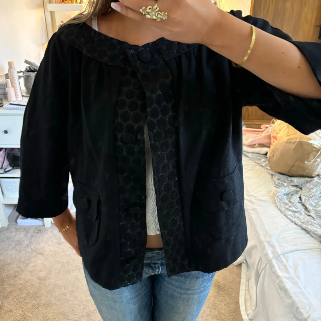 Trekvartsärmad jacka