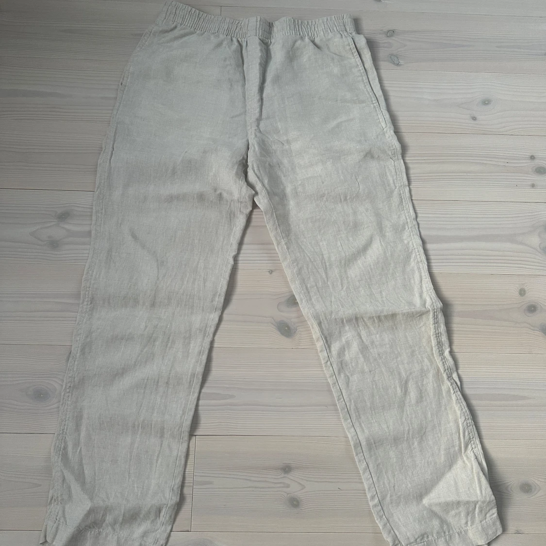 Linne byxor regular fit 