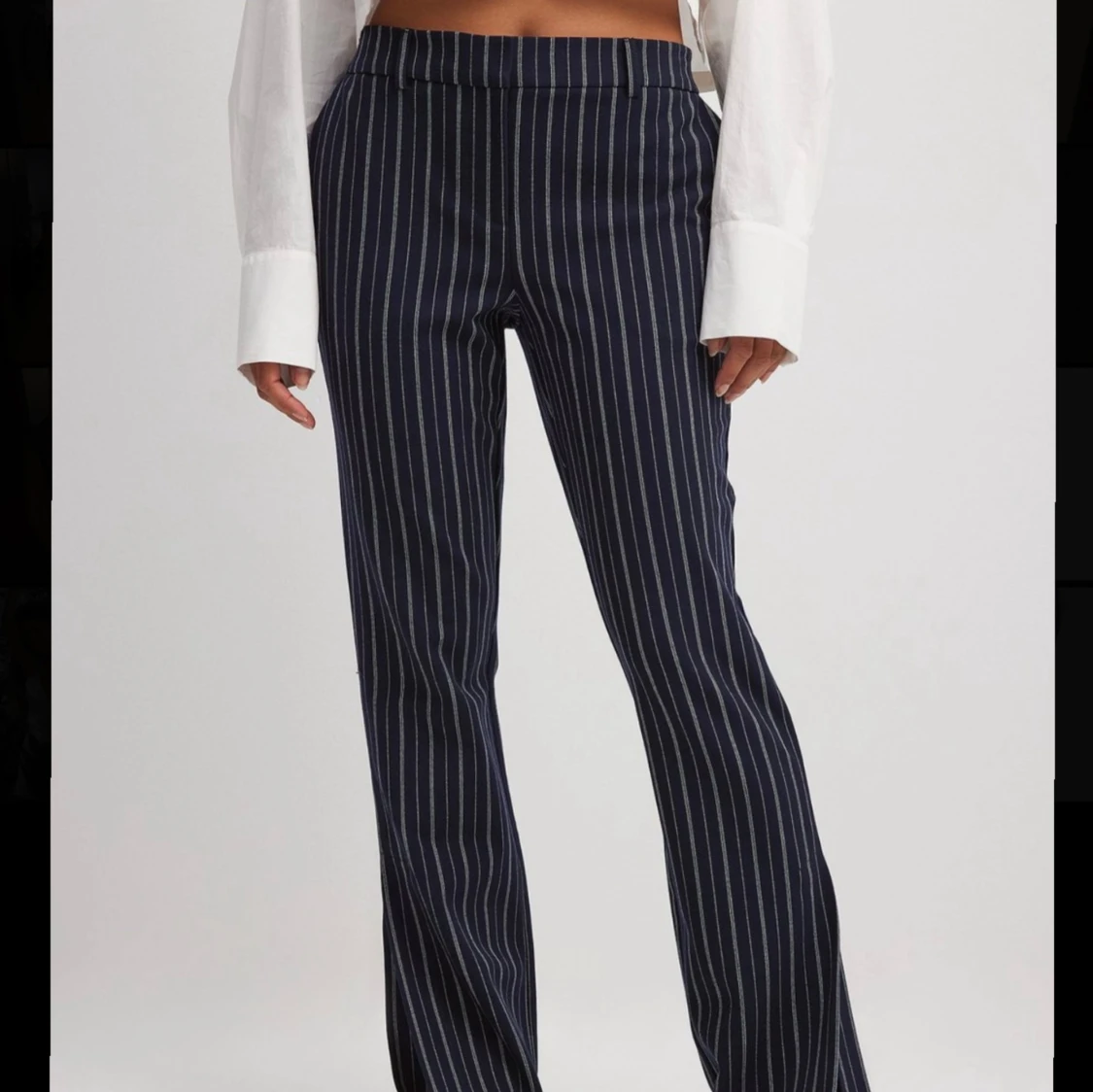 Randiga kostymbyxor  - 90