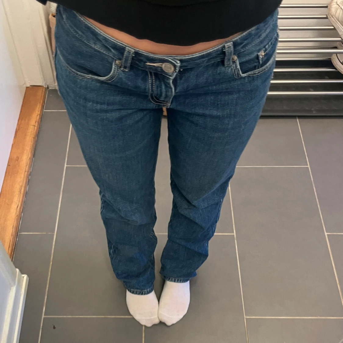 Jeans straight lowwaist  - 92