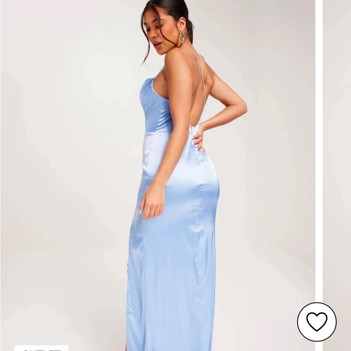 blå klänning från nelly - 1